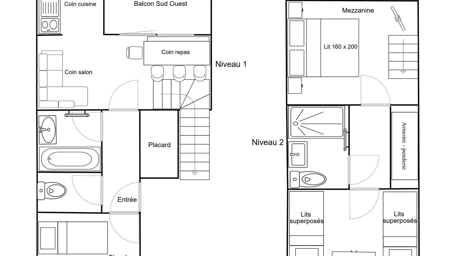 公寓 Charmant Duplex 3 Pieces - Skis Aux Pieds, 6 Pers, Balcon, Wi-Fi Gratuit - Fr-1-182-257 Les Allues